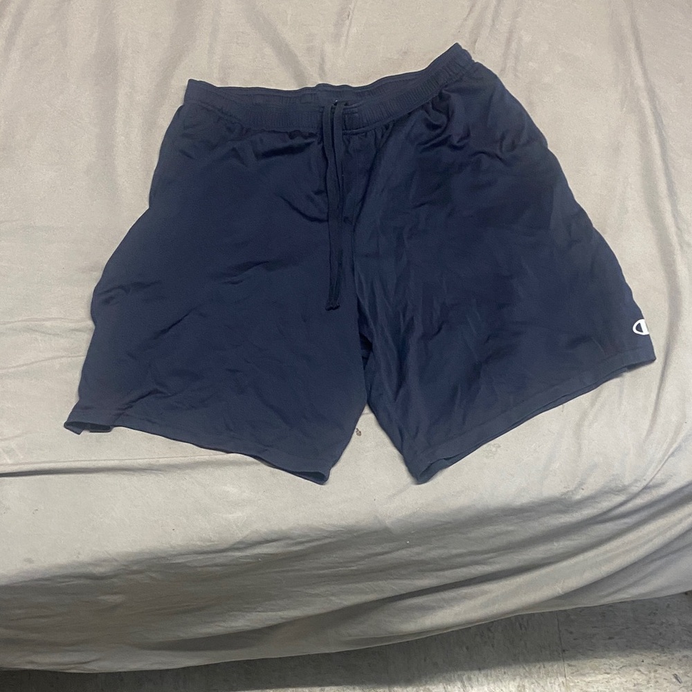 Champion Men's Dark Blue Athletic Shorts